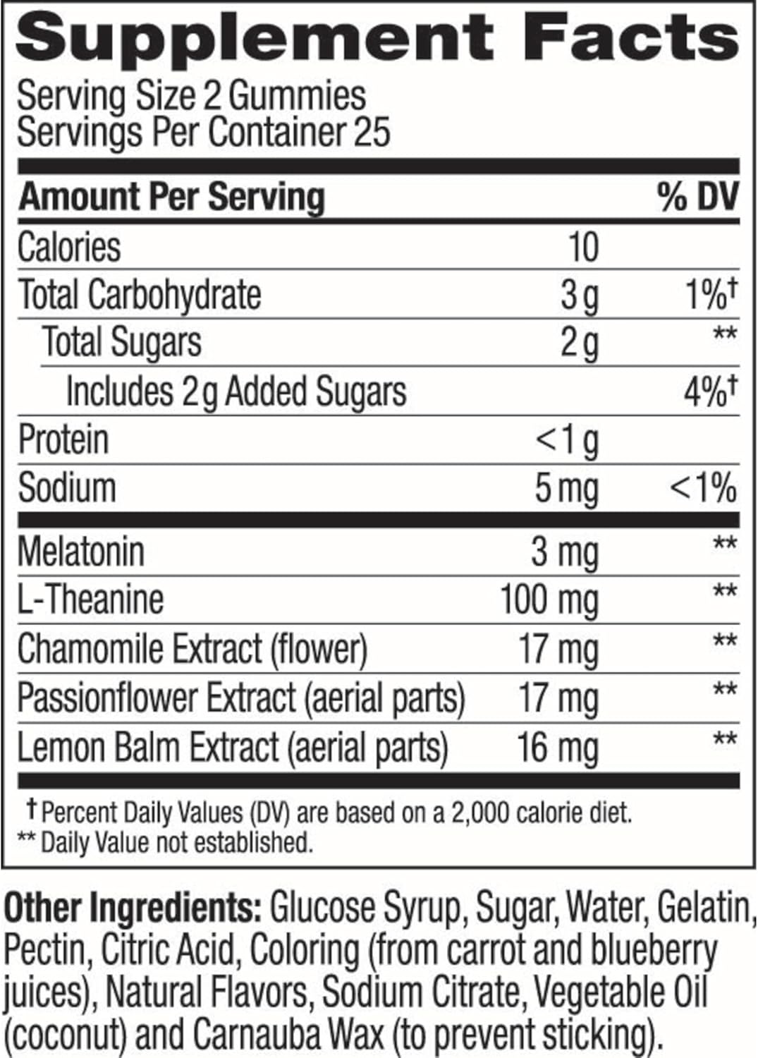 OLLY Sleep Gummy Supplement, 3mg Melatonin, L Theanine, Sleep Aid, Blackberry Flavor, 50 Count