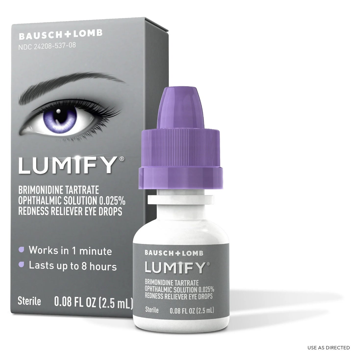 Lumify Redness Reliever Eye Drops 0.08 fl oz Single