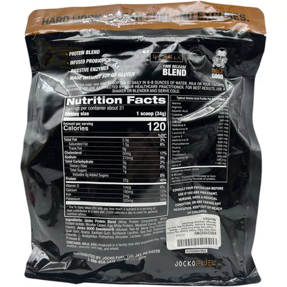 Jocko MOLK Whey Protein Blend Powder 22g - 2 lb Bags Chocolate